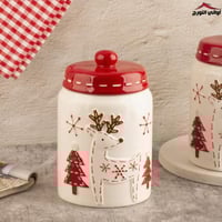 علبة سيراميك شجرة الأرز