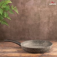 طقم قدور جرانيت تركي رصاصي بغطاء زجاج 7 قطع ماركة...