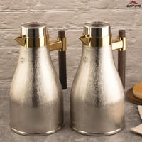 طقم ترامس اجوان نيكل مذهب خشبي