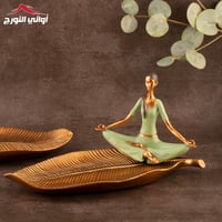 مجسم فتاة اليوغا