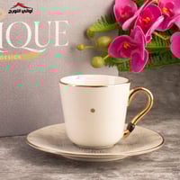 طقم فناجين قهوة او شاي لورا 12 قطعة رمادي