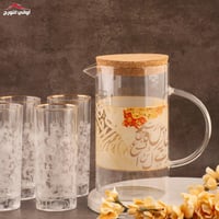 طقم كاسات مع جيك بني + احمر ديما