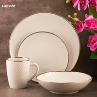 طقم عشاء فلانتينا 16 قطعة