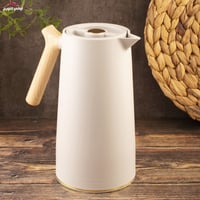 طقم ترامس لينا بيد خشب رمادي