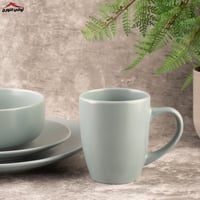 طقم عشاء روز 16 قطعة أزرق فاتح