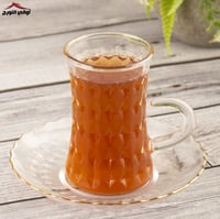 طقم بيالات وفناجين زجاج مثلج