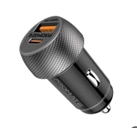 فيش شاحن للسيارة بمنفذين PD+USB قوة 33 واط من بروم...