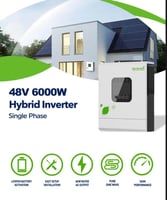 محوّل هايبرد (Go Green) بقدرة (6KW) - نظام (48V)