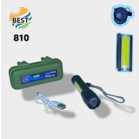 كشاف يدوي بعدسة بؤرية وإضاءة جانبية