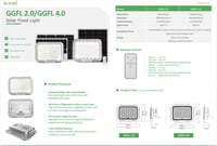 كشاف طاقة شمسية 5800 لومن – إضاءة فائقة واعتمادية...