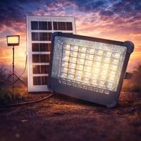 كشاف ستاند متنقل بالطاقة الشمسية – إضاءة متعددة +...