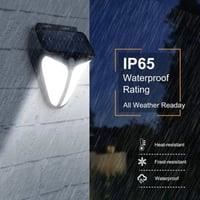 مصباح حائط اضاءة خارجية يعمل بالطاقة الشمسية مع مس...