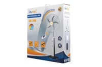 مروحة 12–220 فولت مع بطارية تخزين قابلة لإعادة الش...