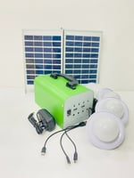 منظومة طاقة 12A شمسية مع مخرج 220V وبالاضافة الى ا...