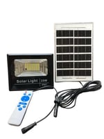كشاف طاقة شمسية 25 واط مع ريموت تحكم وإضاءة متعددة...
