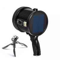 كشاف يدوي طاقة شمسية 5114 واط - فائق السطوع ومقاوم...