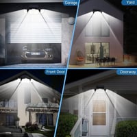 كشاف طاقة شمسية ثلاثي الأضواء مع مستشعر حركة