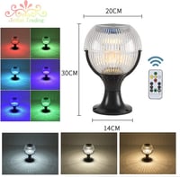 لمبة أسوار المباني تعمل بالطاقة الشمسية بإضاءة بيض...