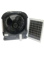 مروحة مع انارة بالطاقة الشمسية - التبريد المستدام...