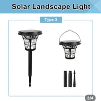 مصباح طاقة شمسية زينة للحدائق