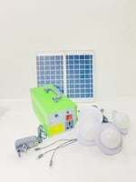 منظومة طاقة 12A شمسية مع مخرج 220V وبالاضافة الى ا...