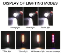 كشاف يدوي بالطاقة الشمسية - إضاءة قوية