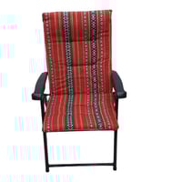 كرسي رحلات سدو بنقش سوري - قابل للطي