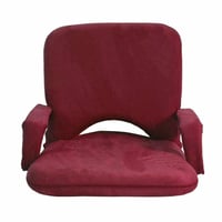 كرسي أرضي مخمل قابل للطي والتعديل