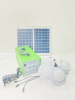 منظومة طاقة 12A شمسية مع مخرج 220V وبالاضافة الى ا...