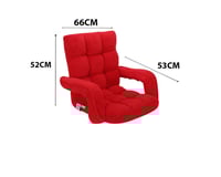 كرسي أرضي فاخر بذراعين للإتكاء - قماش مخمل