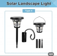 مصباح طاقة شمسية زينة للحدائق