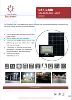 كشاف 3000 واط SOLAR للطاقة الشمسية