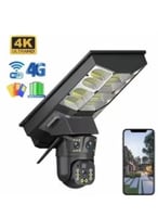 كشاف إنارة مع كاميرا مراقبة ذكية تعمل بالطاقة الشم...