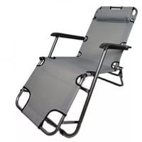 كرسي سرير للتخييم والشاطئ - قابلة للطي