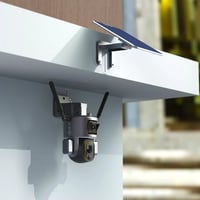 كاميرا مراقبة بالطاقة الشمسية مزدوجة العدسة - 4K