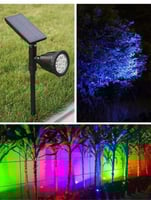 كشاف يعمل على الطاقة الشمسية للحدائق والأسوار - 7...