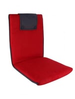 كرسي أرضي مربع للرحلات - قابل للطي، متعدد الألوان