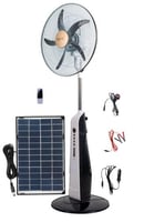 مروحة تعمل بالطاقة الشمسية 16 بوصة و5 درجات للسرعة