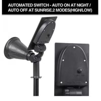 كشاف يعمل على الطاقة الشمسية للحدائق والأسوار - 7...