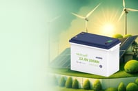 بطارية GGESS LiFePO4 – 12.8V / 200Ah | قوة ذكية وأ...