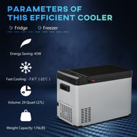 فريزر 40 لتر يعمل على 12 فولت أو بالطاقة الشمسية 4...