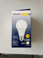 لمبة طاقة شمسية 12 فولت DC - 12 واط بإضاءة بيضاء