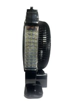 مروحة مع انارة بالطاقة الشمسية - التبريد المستدام...