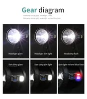 كشاف يدوي طاقة شمسية 5114 واط - فائق السطوع ومقاوم...