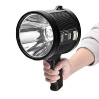 كشاف يدوي طاقة شمسية 5114 واط - فائق السطوع ومقاوم...