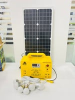 منظومة رحلات 18A مع لوح 30W وبالاضافة الى 6 لمبات