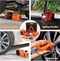 رافعة هيدروليكية كهربائية للسيارة - 5 طن 2 في 1