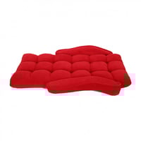 كرسي أرضي فاخر بذراعين للإتكاء - قماش مخمل