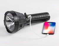 كشاف محمول يدوي مع منفذ شحن