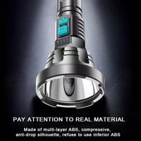 ، مصباح يدوي قوي متعدد الوظائف ، بعيد المدى ، مقاو...